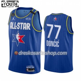 Dječji NBA Dres Dallas Mavericks Luka Doncic 77 2020 All-Star Jordan Brand Plava Swingman